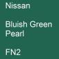 Preview: Nissan, Bluish Green Pearl, FN2.